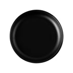 Thumbnail image #1 for CAC China Hudson XHDS-D22-K Deep Round Melamine Plate, 8 in, Matte Black Case of 2 Dozen