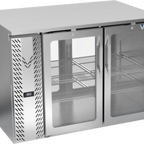 Thumbnail image #1 for Victory Refrigeration VBB48HC-G-PT-S Pass-Thru Back Bar Refrigerator, 4-Door Glass, Stainless Steel, 48"