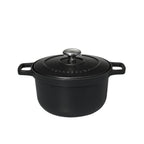 Thumbnail image #1 for Cardinal Chasseur By Chasseur FN421 Cast Iron Casserole, Black, 0.37 Qt
