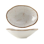Thumbnail image #1 for Tuxton China Artisan Geode GGA-402 Oval Porcelain Pasta Bowl, 11-1/2 oz, 7-1/2 x 5-1/4 x 2-1/4 in 1 Dozen