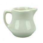 Thumbnail image #1 for International Tableware Roma PC-5-AW Ceramic Ranch Creamer, 4 oz, with Handle, American White 1 Dozen
