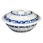 Thumbnail image #1 for Thunder Group Dragon 8011DL Melamine Serving Bowl with Lid, 80 oz, 11 in Diameter Case of 12