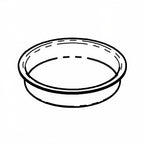 Thumbnail image #1 for G.E.T. Frilich 3133510 . . Replacement Cooling Pack Holding Insert, White, for Elegance Juice and Milk Dispensers
