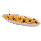 Thumbnail image #1 for G.E.T. Siciliano ML-256-W Oval Melamine Platter, 30 in, White