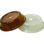 Thumbnail image #1 for G.E.T. CO-90-CL . . Clear Polypropylene Round Plate Cover, Fits 8-1/4" to 9" Plates 1 Dozen