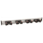 Thumbnail image #1 for AllPoints Foodservice Parts & Supplies 1591144 Aluminum Tool Holder, 20-inch, 4 Adjustable Sliding Brackets, Mounting Hardware