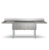 Thumbnail image #5 for KoolMore 102-Inch Three-Compartment Commercial Sink with Dual Drainboards and Backsplash