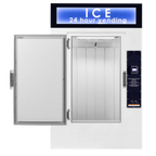 Thumbnail image #2 for Leer 3524381 Ice Vending Machine, 40 cu. ft., Solid Door, Self-Contained Bottom-Mounted Refrigeration, Indoor