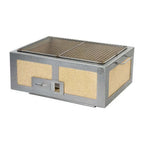 Thumbnail image #1 for JB Prince Gastronomy Plus Ltd G102 Medium-Wide Kasai Konro Grill, Brushed Stainless Steel, 18.3"W x 14"D x 8.3"H