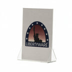 Thumbnail image #1 for Libertyware ASCH46 Tri-Base Clear Acrylic Card Holder, 4"W x 6"H Case of 36