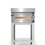 Thumbnail image #1 for Cuppone Tiziano TZ230/1M Electric Deck Pizza Oven, Single Cordierite Stone Deck, Stainless Steel Exterior