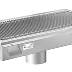 Thumbnail image #3 for Koolmore KM-FTG-1224 Commercial Stainless Steel Floor Trough Drain, 24 x 12 Inch, Anti-Splash Subway-Style Grate