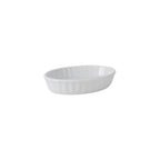 Thumbnail image #1 for Tuxton China DuraTux®© BPK-0502 Crème Brûlée Dish, 5 oz, Oval, Fluted, Porcelain 1 Dozen