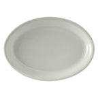 Thumbnail image #1 for Tuxton China DuraTux®© BWH-1552 Ceramic Oval Coupe Platter, White, 15-5/8 x 11-1/8 x 1-7/8 in Case of 6