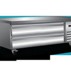 Thumbnail image #5 for Serv-Ware CB60-HC 62-Inch 2-Drawer Refrigerated Chef Base, Stainless Steel, 8.8 Cu. Ft., 115V