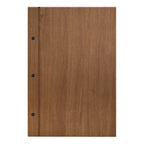 Thumbnail image #1 for Risch Chicago CMBFF-SHERWOOD 8.5X14 Faux-Wood Menu Board, 8-1/2 x 14 in, 3-Hole Hardback Binder Case of 25