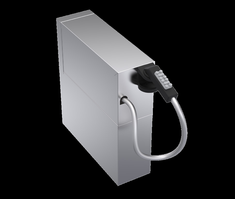 Product image #2 for Krowne Royal Series Underbar Stainless Steel Soda Gun Holder, 6" W x 19" D
