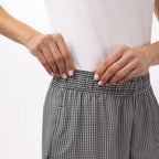 Thumbnail image #2 for Chef Works Essential PW005-SCH-L Women's Baggy Chef Pants, 65/35 Poly/Cotton, Small Check, Large
