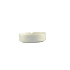 Thumbnail image #1 for CAC China Garden State GAD-AT Round Porcelain Ashtray, 4-1/2" Diameter x 1"H, Embossed, Bone White Case of 6 Dozen