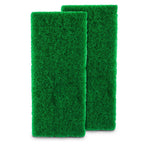 Thumbnail image #1 for Libman Commercial 1260 Wall/Floor Scrubber Replacement Scouring Pads, 10-3/4 x 5-1/4 x 1 in, PET, Green Case of 4