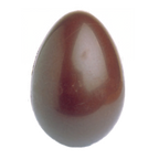 Thumbnail image #1 for Matfer Bourgeat 382031 Chocolate Mold, Egg Shape, 5"L x 3-1/2"W, Polycarbonate, Transparent