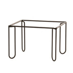 Thumbnail image #1 for Cal-Mil Logan 25215-9-13 Rectangular Metal Riser Frame, Black, 10" W x 12" D x 9" H