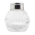 Thumbnail image #1 for TableCraft 13010 Salt and Pepper Shaker, 3.5 oz, Round Clear Fluted Glass Case of 6