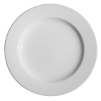 Thumbnail image #1 for Tableware Solutions USA Polaris by Continental 55CCPWD302 9" White China Plate, Round, Wide Rim Case of 24