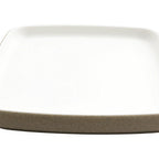 Thumbnail image #1 for G.E.T. 21374-TOH/SND Square Melamine Plate, 8.5", Touch of Honey Interior/Sandstone Exterior Case of 12