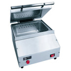 Thumbnail image #1 for EmberGlo ES5PBT-5400735 Countertop Tortilla Steamer, Push-Button, Direct Water Hookup, Half-Size Pan, 1500W