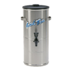 Thumbnail image #1 for Curtis TC-3HS Iced Tea Dispenser, 3 gal, Short Round, Stainless Steel, 8-1/8" Faucet Clearance