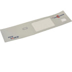 Thumbnail image #1 for AllPoints Foodservice Parts & Supplies 8014850 Work Table Control Label (Easy Touch)