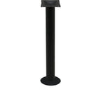Thumbnail image #1 for Oak Street BDB-4" BAR HT Bolt-Down Bar-Height Steel Table Base, 4-Inch Column, Black Finish