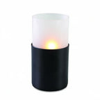 Thumbnail image #2 for Sterno Industrial Chic 85108 Round Metal Lamp Base, Black, 3 in H x 2-5/8 in Dia.
