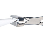 Thumbnail image #2 for JB Prince Comatec R876 P Tube Crimper Pliers, 6-1/2"L, Stainless Steel, White Rubber Handles