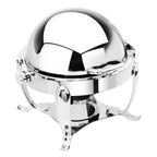 Thumbnail image #1 for Eastern Tabletop Park Avenue 3119 Round 4 lb Stainless Steel Roll-Top Chafer