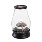 Thumbnail image #2 for Sterno Industrial Chic 85256 Round Wood Zen Lamp Base, Dark Brown, 1.31" H x 4" Diameter