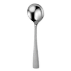 Thumbnail image #1 for 1880 Hospitality Jade by Oneida® T057SRBF Bouillon Spoon, 6-3/4", 18/10 Stainless Steel, Round Bowl, Textured Handle Pack of 1 Dozen