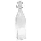 Thumbnail image #1 for TableCraft Products Prima RSB33 Glass Serving Bottle, 34 oz., Resealable, Transparent Case of 12