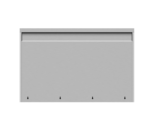 Product image #5 for KoolMore 48-Inch Stainless Steel Wall-Mounted Kitchen Cabinet with Locking Hinged Doors and 2 Shelves