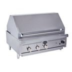 Thumbnail image #1 for Royal Range of California Royal Series RIBT-36 36" Countertop Gas Charbroiler with Infrared Burners and Manual Controls