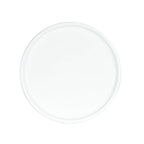 Thumbnail image #1 for Cal-Mil 24011-11-15 White Round Melamine Plate, 11" Diameter x 1"H, Rolled Edge Case of 6