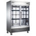 Thumbnail image #2 for Black Diamond 2-Section Glass Door Reach-In Freezer, 48 Cu. Ft.