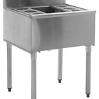 Thumbnail image #5 for Eagle Group 1800 Series B2CT-18 Modular Underbar Cocktail Unit with 8-Inch Insulated Ice Bin, 63 lb Capacity, Six Bottle Wells