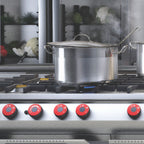 Thumbnail image #2 for Tramontina USA, Inc. 62648-280 16.5 Qt Covered Stock Pot with Tri-Ply Base, Uncoated, Induction Ready