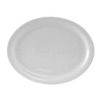 Thumbnail image #1 for Tuxton China Colorado CLH-096 Porcelain Oval Platter, 9-3/4" x 7-1/4", Narrow Rim Case of 2 Dozen