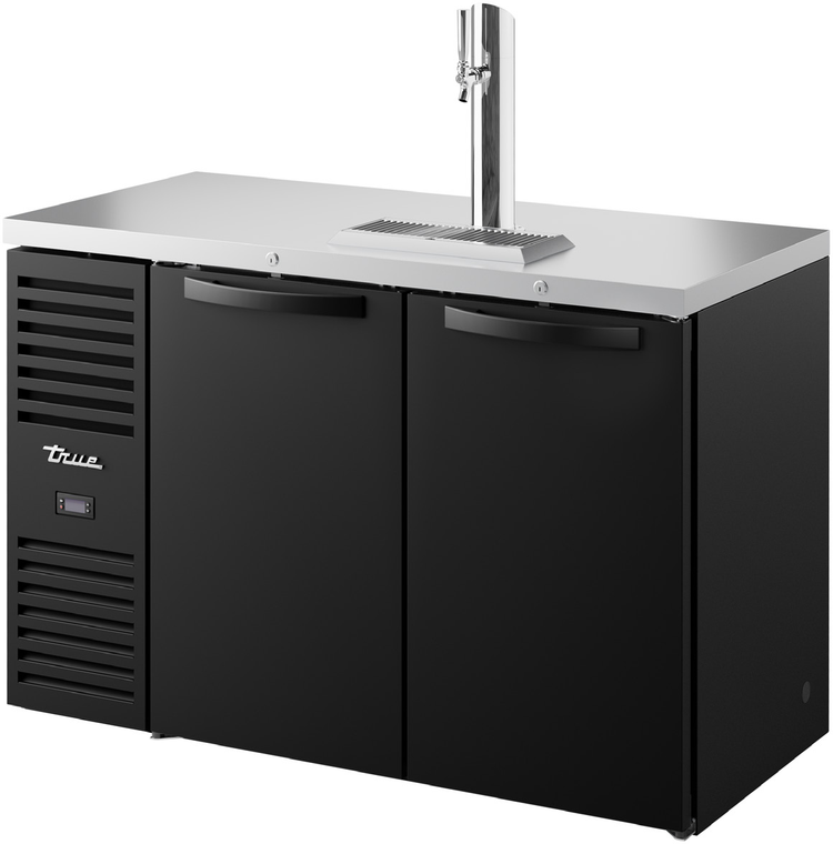 Product image #5 for True Premier Bar 52-Inch Flat Top Refrigerated Draft Bar Cooler with Stainless Steel Countertop and 1 Beer Column