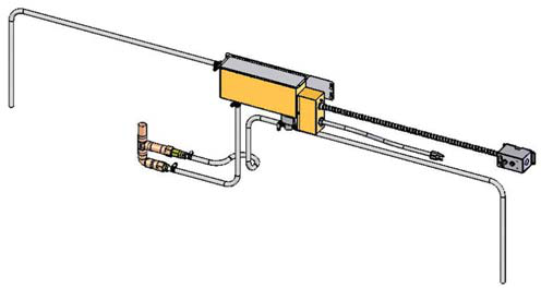 Product image #1 for Vollrath Field-Installed Auto-Fill Manifold Drain for Hot Well and Soup Drop-Ins