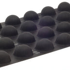 Thumbnail image #2 for JB Prince Demarle M370 W Silicone Hemisphere Baking Mold, 28 Compartments, 2" Diameter, Black