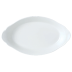 Thumbnail image #1 for Steelite International Steelite Performance, Simplicity 11010318 Oval Earred Gratin Dish, 6.5 oz, Alumina Vitrified, 8 x 4.5 in Case of 2 Dozen